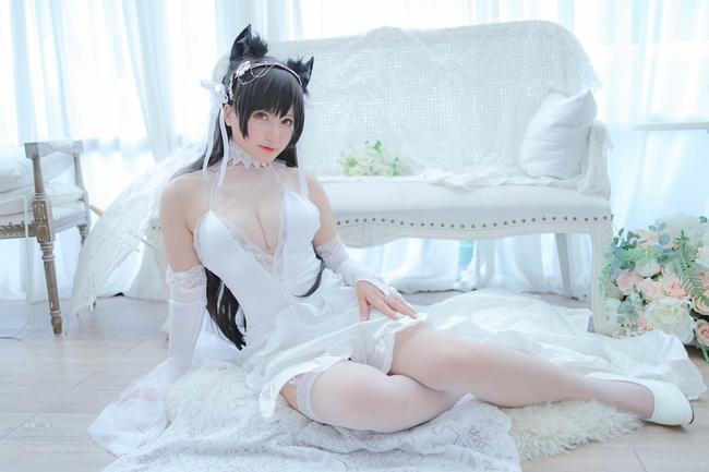 Nyako喵子 –  NO.041 爱宕婚纱[62P-177MB]