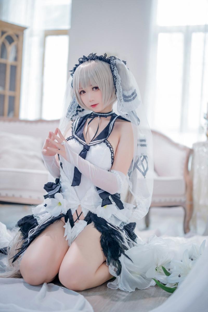 樱落酱w 碧蓝航线 可畏 礼服【20P-208MB】-值得珍藏