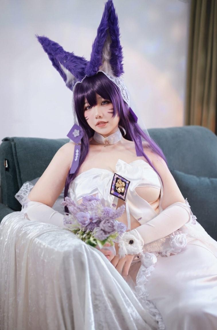 阿半今天很开心 碧蓝航线 武藏誓约花嫁 婚纱-精美作品