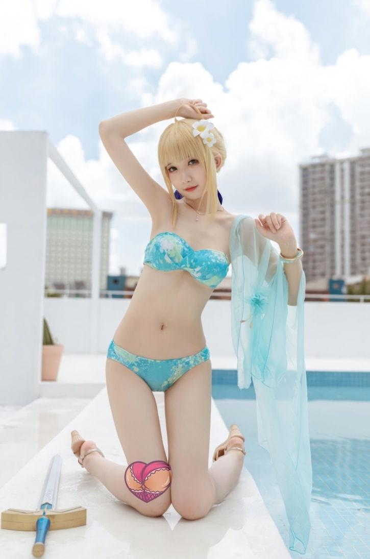 封疆疆v FGO Saber 泳装-最佳作品