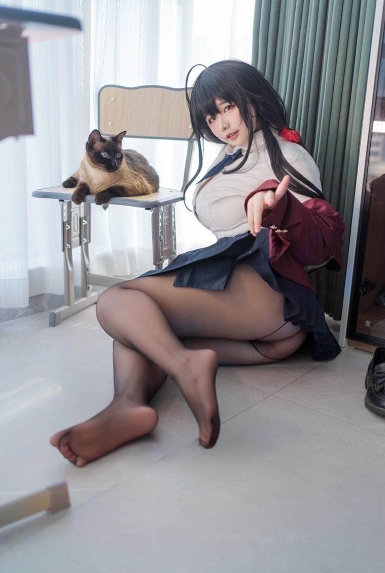 阿半今天很开心 碧蓝航线-大凤 jk-完美coser